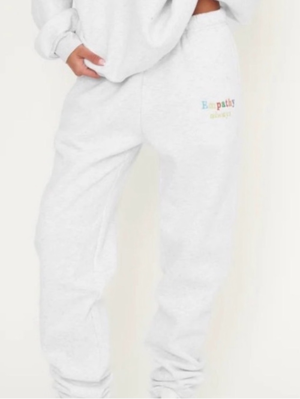 Mayfair Empathy Always Joggers ~ M/L ~ Light Heathered Grey